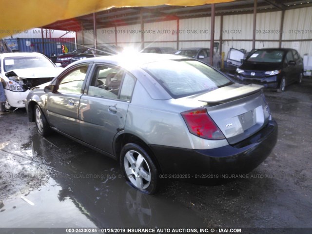 1G8AL58B27Z157804 - 2007 SATURN ION LEVEL 3 GRAY photo 3