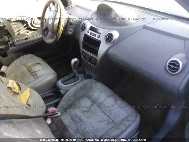 1G8AL58B27Z157804 - 2007 SATURN ION LEVEL 3 GRAY photo 5