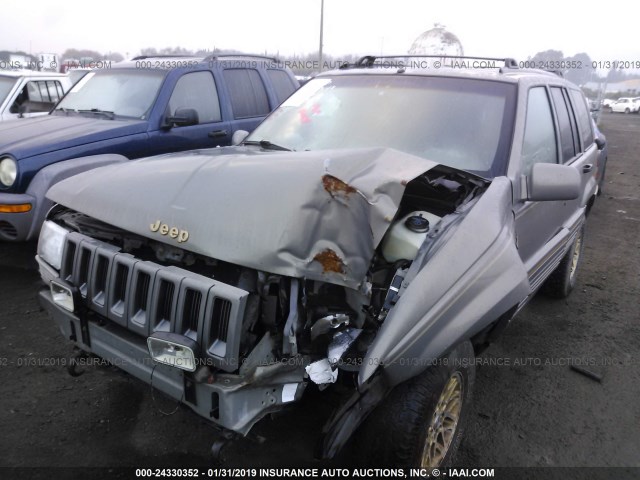 1J4GZ78Y2SC734092 - 1995 JEEP GRAND CHEROKEE LIMITED/ORVIS GRAY photo 2