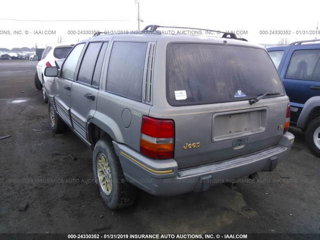 1J4GZ78Y2SC734092 - 1995 JEEP GRAND CHEROKEE LIMITED/ORVIS GRAY photo 3