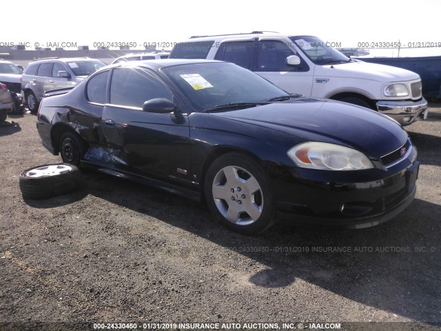 2G1WL16C969349500 - 2006 CHEVROLET MONTE CARLO SS შავი ფოტო 1