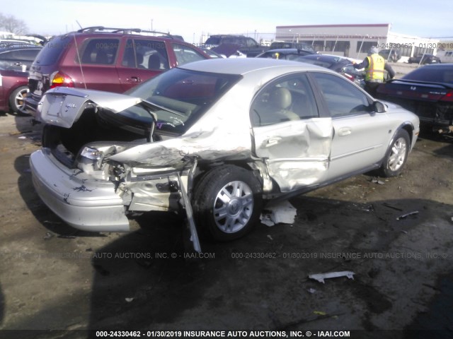 1MEFM55S84G608026 - 2004 MERCURY SABLE LS PREMIUM SILVER photo 4