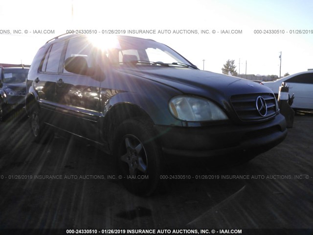 4JGAB54E7XA130276 - 1999 MERCEDES-BENZ ML 320 BLACK photo 1