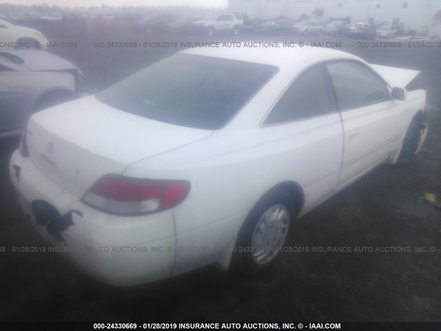 2T1CF22P01C455228 - 2001 TOYOTA CAMRY SOLARA SE/SLE WHITE photo 4