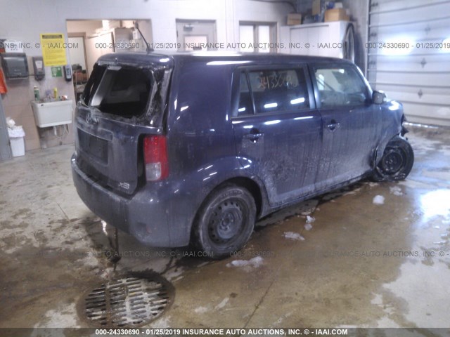 JTLZE4FE7CJ005248 - 2012 TOYOTA SCION XB 蓝色 照片 4