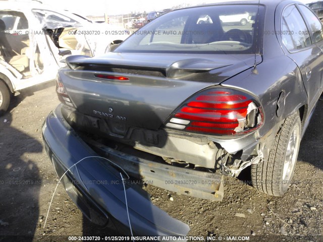 1G2NF52F63C170535 - 2003 PONTIAC GRAND AM SE1 GRAY photo 6