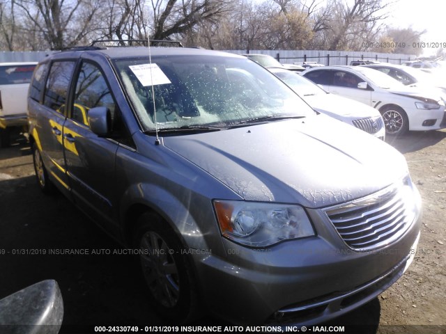 2C4RC1BG2ER372113 - 2014 CHRYSLER TOWN & COUNTRY TOURING SILVER photo 1