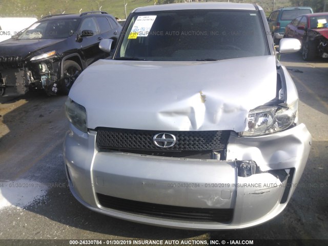 JTLKE50E681014210 - 2008 TOYOTA SCION XB 银色 照片 6