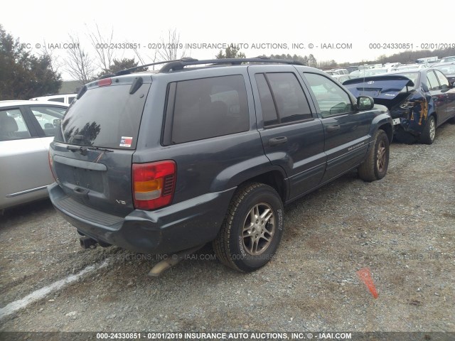 1J8GW48N44C373995 - 2004 JEEP GRAND CHEROKEE LAREDO/COLUMBIA/FREEDOM 蓝色 照片 4