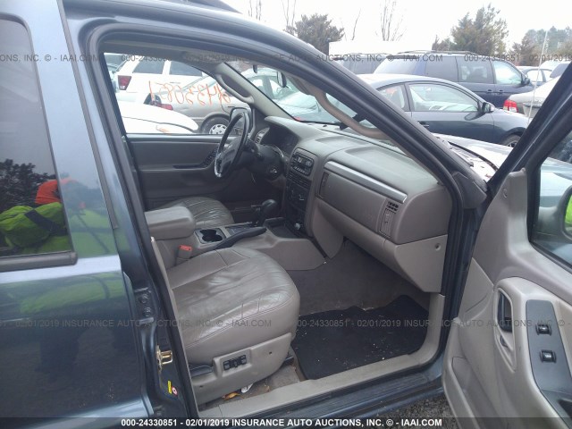 1J8GW48N44C373995 - 2004 JEEP GRAND CHEROKEE LAREDO/COLUMBIA/FREEDOM 蓝色 照片 5