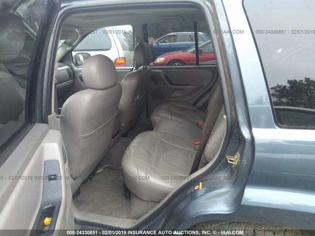 1J8GW48N44C373995 - 2004 JEEP GRAND CHEROKEE LAREDO/COLUMBIA/FREEDOM 蓝色 照片 8