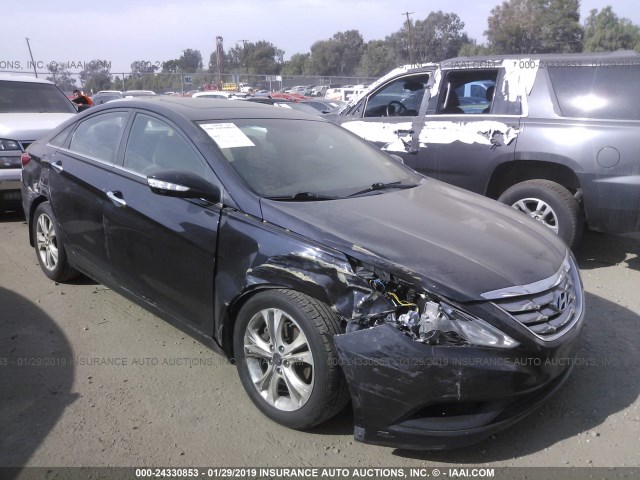 5NPEC4AC1BH152131 - 2011 HYUNDAI SONATA SE/LIMITED PURPLE photo 1