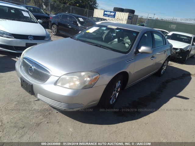 1G4HD57276U244608 - 2006 BUICK LUCERNE CXL SILVER photo 2