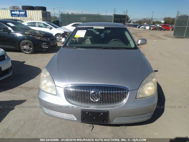 1G4HD57276U244608 - 2006 BUICK LUCERNE CXL SILVER photo 6