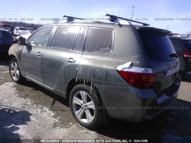 JTEES42A382057060 - 2008 TOYOTA HIGHLANDER LIMITED GOLD photo 3