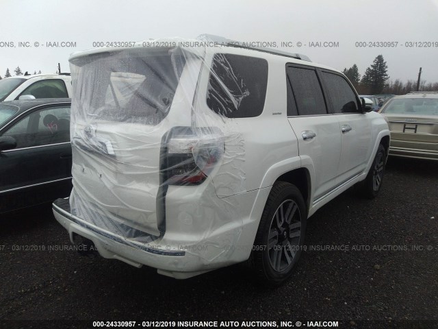 JTEBU5JR0H5427390 - 2017 TOYOTA 4RUNNER SR5 PREM/LTDL/TRAIL/TRD Biały zdjęcie 4