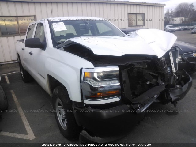 3GCUKNEH4GG281975 - 2016 CHEVROLET SILVERADO K1500/K1500 LS WHITE photo 1