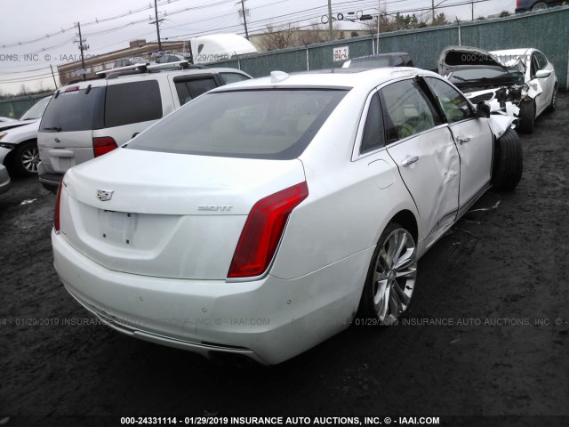 1G6KK5R69GU138827 - 2016 CADILLAC CT6 PLATINUM WHITE photo 4