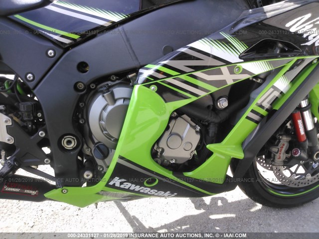 JKAZXCS12HA009504 - 2017 KAWASAKI ZX1000 S GREEN photo 8