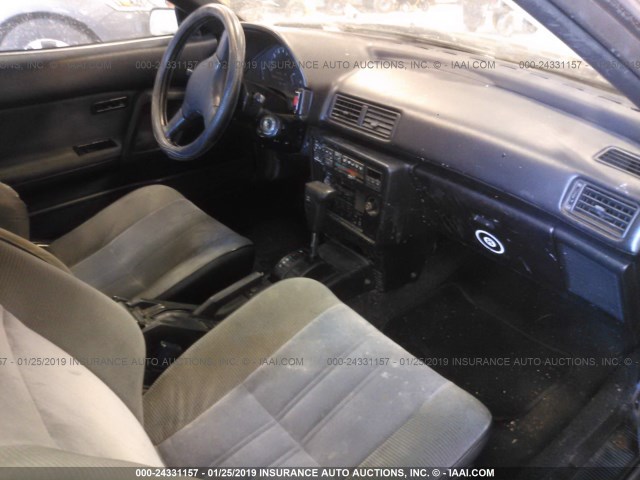 JT5ST62K6K7337473 - 1989 TOYOTA CELICA GT BLACK photo 5