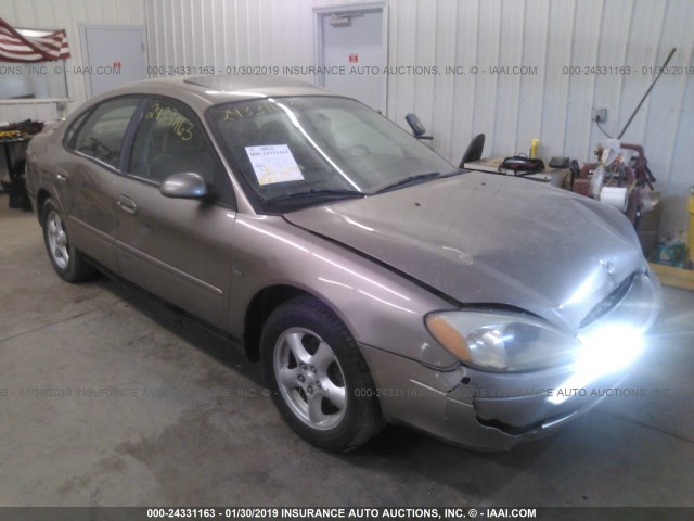 1FAFP55S72G104000 - 2002 FORD TAURUS SES TAN photo 1