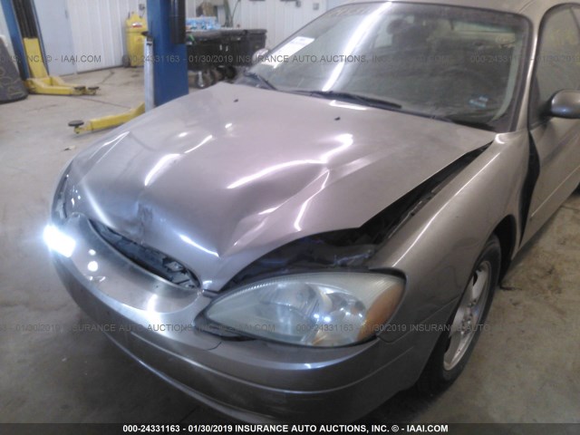 1FAFP55S72G104000 - 2002 FORD TAURUS SES TAN photo 6