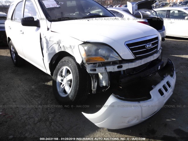 KNDJC736975715215 - 2007 KIA SORENTO EX/LX WHITE photo 6