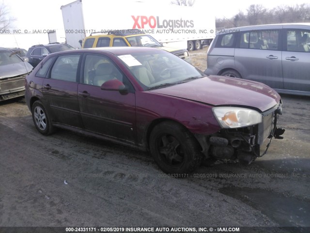 1G1ZT68NX7F113391 - 2007 CHEVROLET MALIBU MAXX LT MAROON photo 1