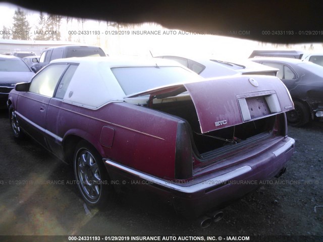 1G6ET1293XU604128 - 1999 CADILLAC ELDORADO TOURING RED photo 3