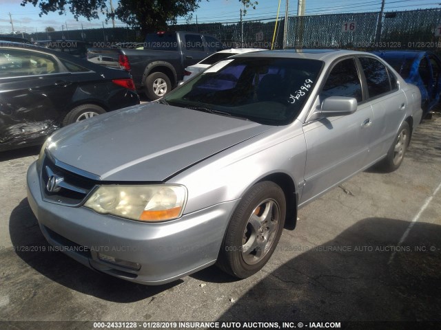 19UUA56643A068969 - 2003 ACURA 3.2TL Gümüş foto 2