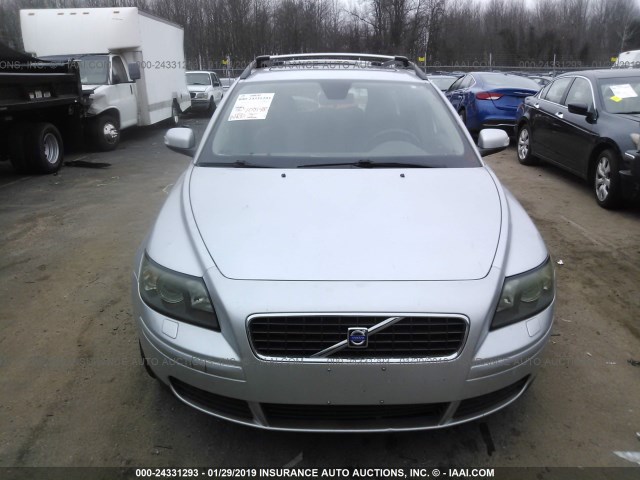 YV1MW382472321006 - 2007 VOLVO V50 2.4I SILVER photo 6