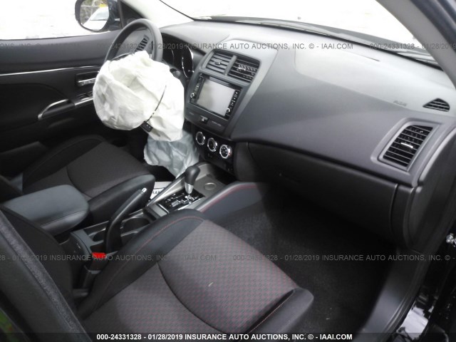 JA4AP3AU6KU004322 - 2019 MITSUBISHI OUTLANDER SPORT ES/SE/LE BLACK photo 5