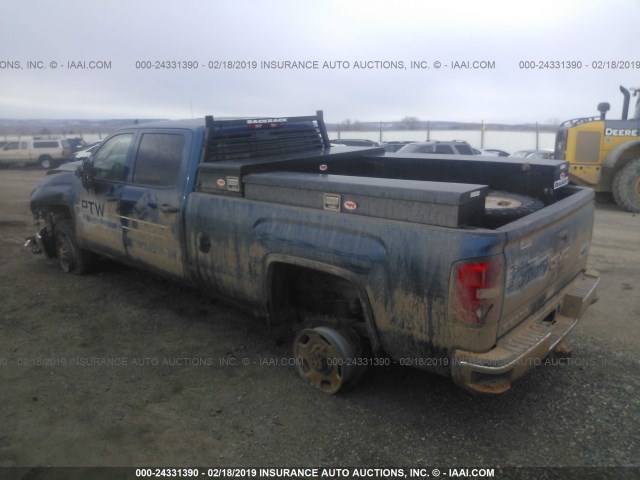 1GT12REG6HF218851 - 2017 GMC SIERRA K2500 HEAVY DUTY BLUE photo 3