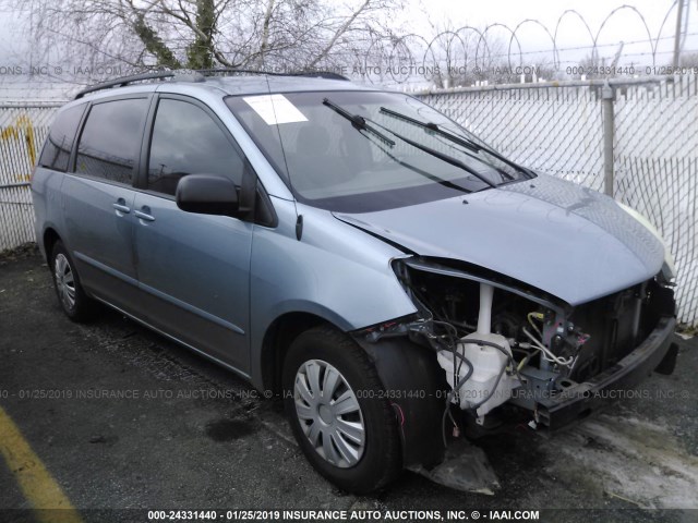 5TDZA23C56S517919 - 2006 TOYOTA SIENNA CE/LE BLUE photo 1