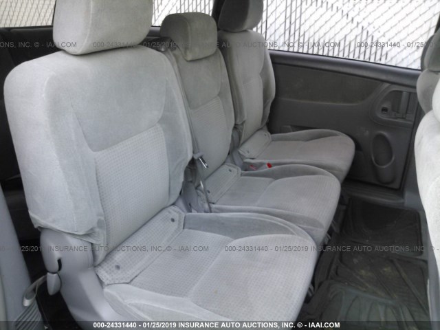 5TDZA23C56S517919 - 2006 TOYOTA SIENNA CE/LE BLUE photo 8