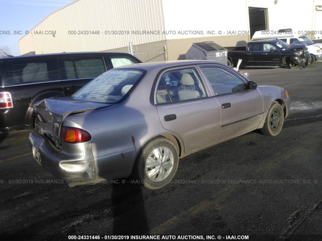 1NXBR12E9WZ092994 - 1998 TOYOTA COROLLA VE/CE/LE BROWN photo 4