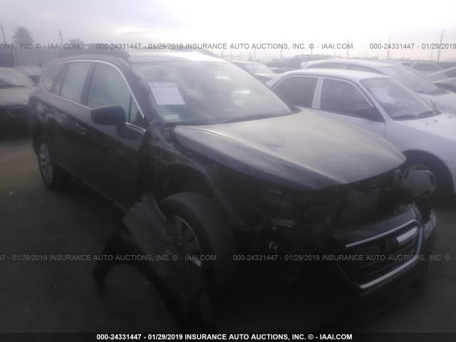 4S4BSAAC5J3295660 - 2018 SUBARU OUTBACK 2.5I BLACK photo 1