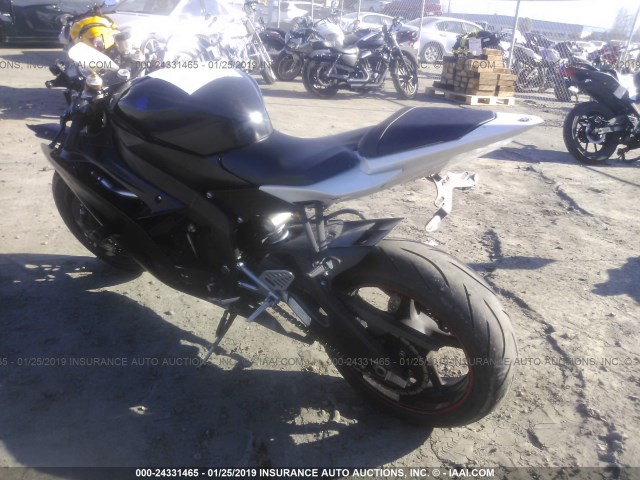 JYARJ16Y39A002383 - 2009 YAMAHA YZFR6 C BLACK photo 3