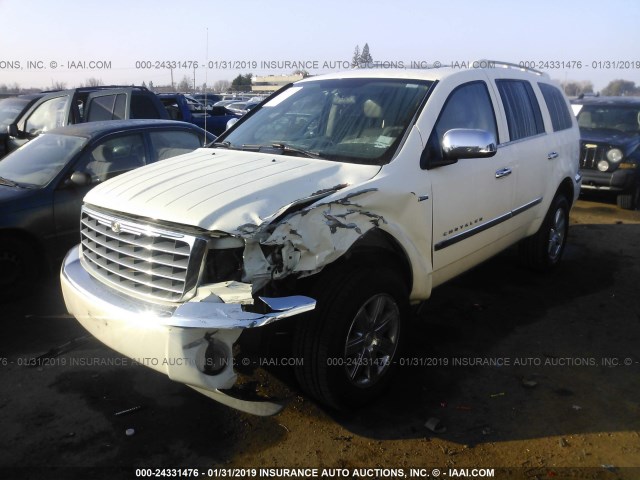 1A8HW58288F147155 - 2008 CHRYSLER ASPEN LIMITED WHITE photo 2