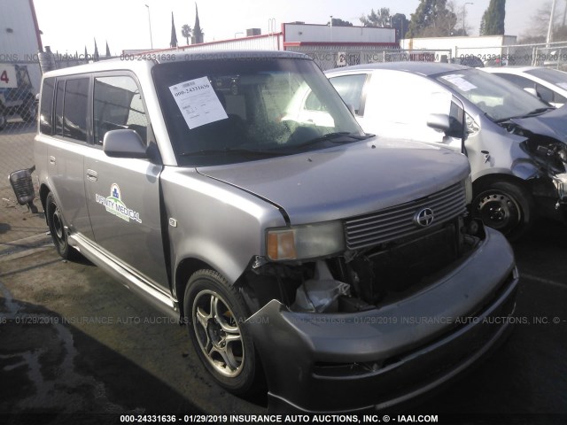 JTLKT324264093935 - 2006 TOYOTA SCION XB SILVER photo 1