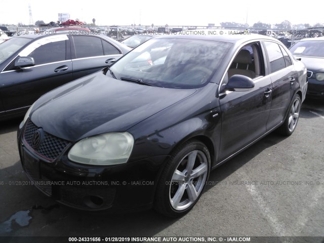 3VWEG71K67M199134 - 2007 VOLKSWAGEN JETTA WOLFSBURG 黑色 照片 2