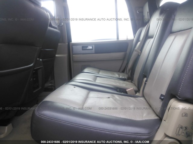 1FMFU175X7LA86637 - 2007 FORD EXPEDITION EDDIE BAUER GRAY photo 8