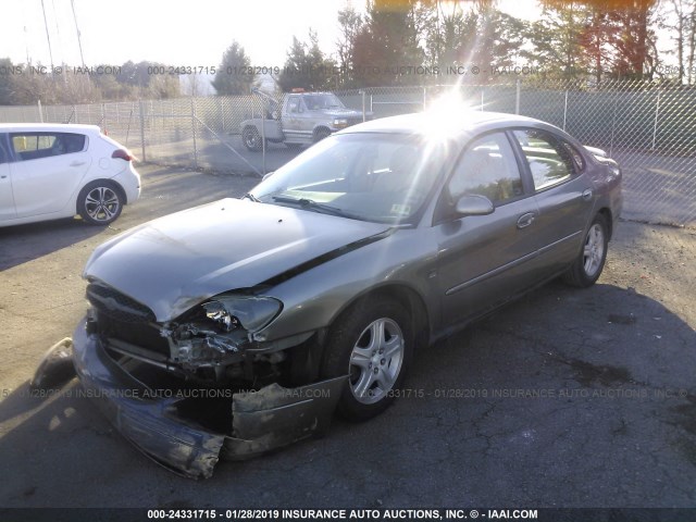 1FAHP56S31A270040 - 2001 FORD TAURUS SEL GRAY photo 2