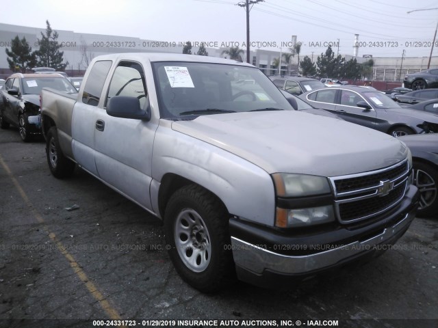 1GCEC19Z16Z213841 - 2006 CHEVROLET SILVERADO C1500 GRAY photo 1