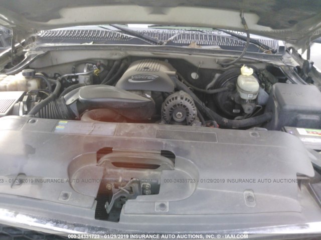 1GCEC19Z16Z213841 - 2006 CHEVROLET SILVERADO C1500 GRAY photo 10