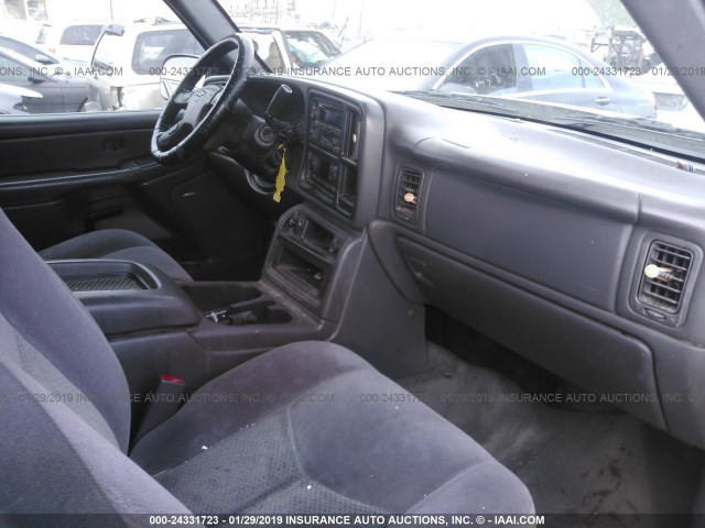 1GCEC19Z16Z213841 - 2006 CHEVROLET SILVERADO C1500 GRAY photo 5