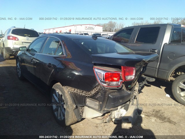 1G11E5SL8EF258936 - 2014 CHEVROLET MALIBU 2LT BLACK photo 3