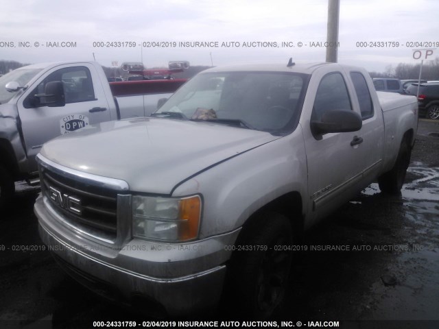 1GTEK19J38Z133232 - 2008 GMC SIERRA K1500 Champagne photo 2