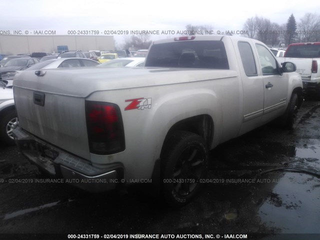 1GTEK19J38Z133232 - 2008 GMC SIERRA K1500 Champagne photo 4