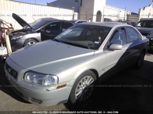 YV1TS92D641348259 - 2004 VOLVO S80 CREAM photo 2